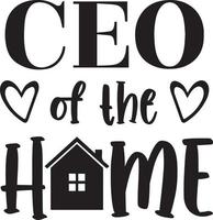 CEO of the Home Vector