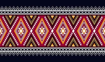 Geometric ethnic oriental ikat pattern traditional Design for background,carpet,wallpaper,clothing,wrapping,Batik,fabric,Vector illustration.embroidery style. vector
