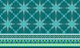 Geometric ethnic oriental ikat pattern traditional Design for background,carpet,wallpaper,clothing,wrapping,Batik,fabric,Vector illustration.embroidery style. vector