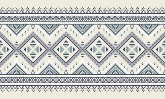 Geometric ethnic oriental ikat pattern traditional Design for background,carpet,wallpaper,clothing,wrapping,Batik,fabric,Vector illustration.embroidery style. vector