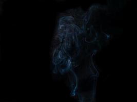 textura de humo sobre fondo negro. foto
