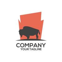 Bison Logo Templates vector