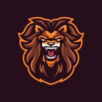 King Lion Mascot Logo Templates vector