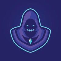 Ghost Mascot Logo Templates vector