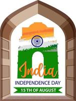 India Independence Day Poster vector