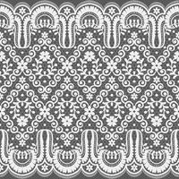 Vertical Seamless pattern lace. vector