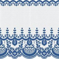 Vertical Seamless pattern lace. vector