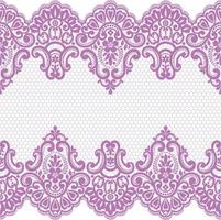 Vertical Seamless pattern lace. vector