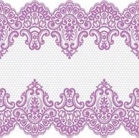 Vertical Seamless pattern lace. vector