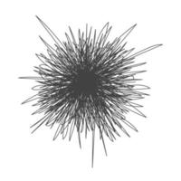 Tangle chaos abstract hand drawn messy scribble ball vector illustration.