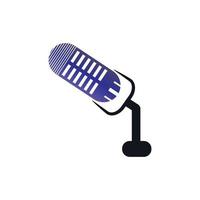 Microphone symbol design icon vector background