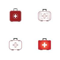 First aid icon on white background vector