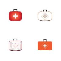 First aid icon on white background vector