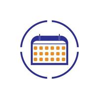 Calendar icon illustration vector background