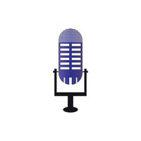 Microphone symbol design icon vector background