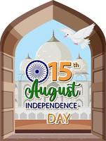 India Independence Day Poster vector