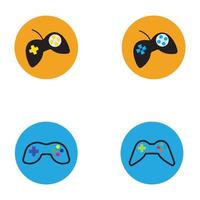 Joystick sign vector  icon. Video game symbol illustration