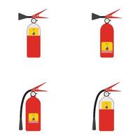 Fire extinguisher icon, protection equipment,emergency sign,safety symbol vector