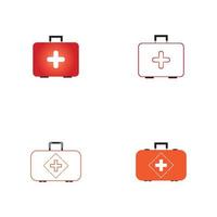 First aid icon on white background vector