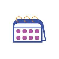 Calendar icon illustration vector background