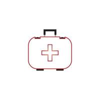 First aid icon on white background vector