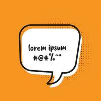speech bubbles. Halftone shadows. Vector illustration
