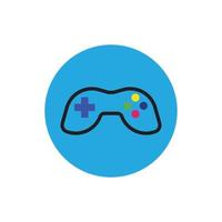 Joystick sign vector  icon. Video game symbol illustration