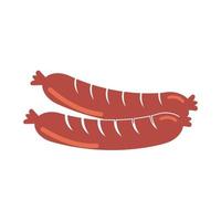 Sausage Icon Illustration vector background