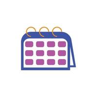 Calendar icon illustration vector background
