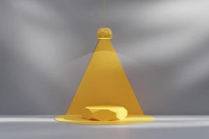 Abstract Podium Platform For Product Display Showcase 3D Rendering photo