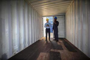 caja de contenedores de carga de control de capataz del buque de carga para importación y exportación.