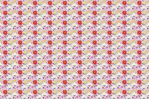 Flower seamless pattern vector