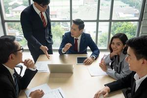 Business peeople meeting in office photo