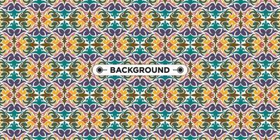 colorful background with ethnic texture vector