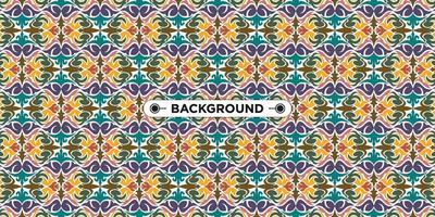 colorful background with ethnic texture vector