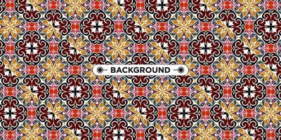 colorful background with ethnic texture vector