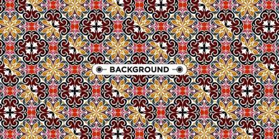 colorful background with ethnic texture vector