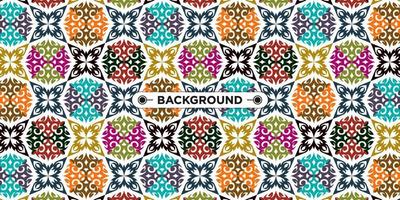 colorful background with ethnic texture vector