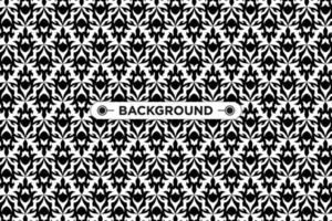 black and white background with ethnic texture vector