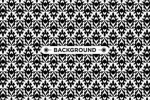 black and white background with ethnic texture vector