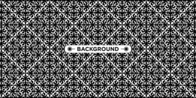 black and white background with ethnic texture vector