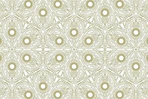 gold line pattern ethnic background vector