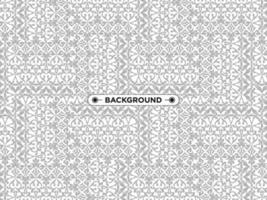 geometric ethnic gray background vector