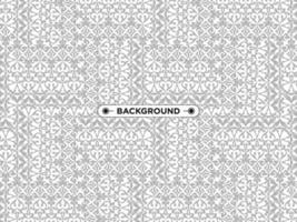 geometric ethnic gray background vector