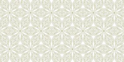 gold line pattern ethnic background vector