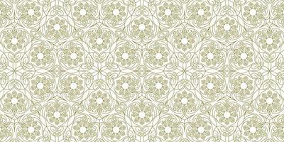 gold line pattern ethnic background vector