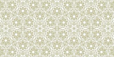 gold line pattern ethnic background vector