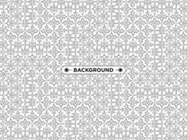 geometric ethnic gray background vector