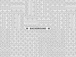 geometric ethnic gray background vector