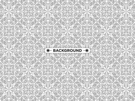 gray background with unique ethnic texture vector